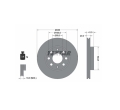 SET Disc frana fata Chevrolet Aveo / Kalos  TEXTAR
